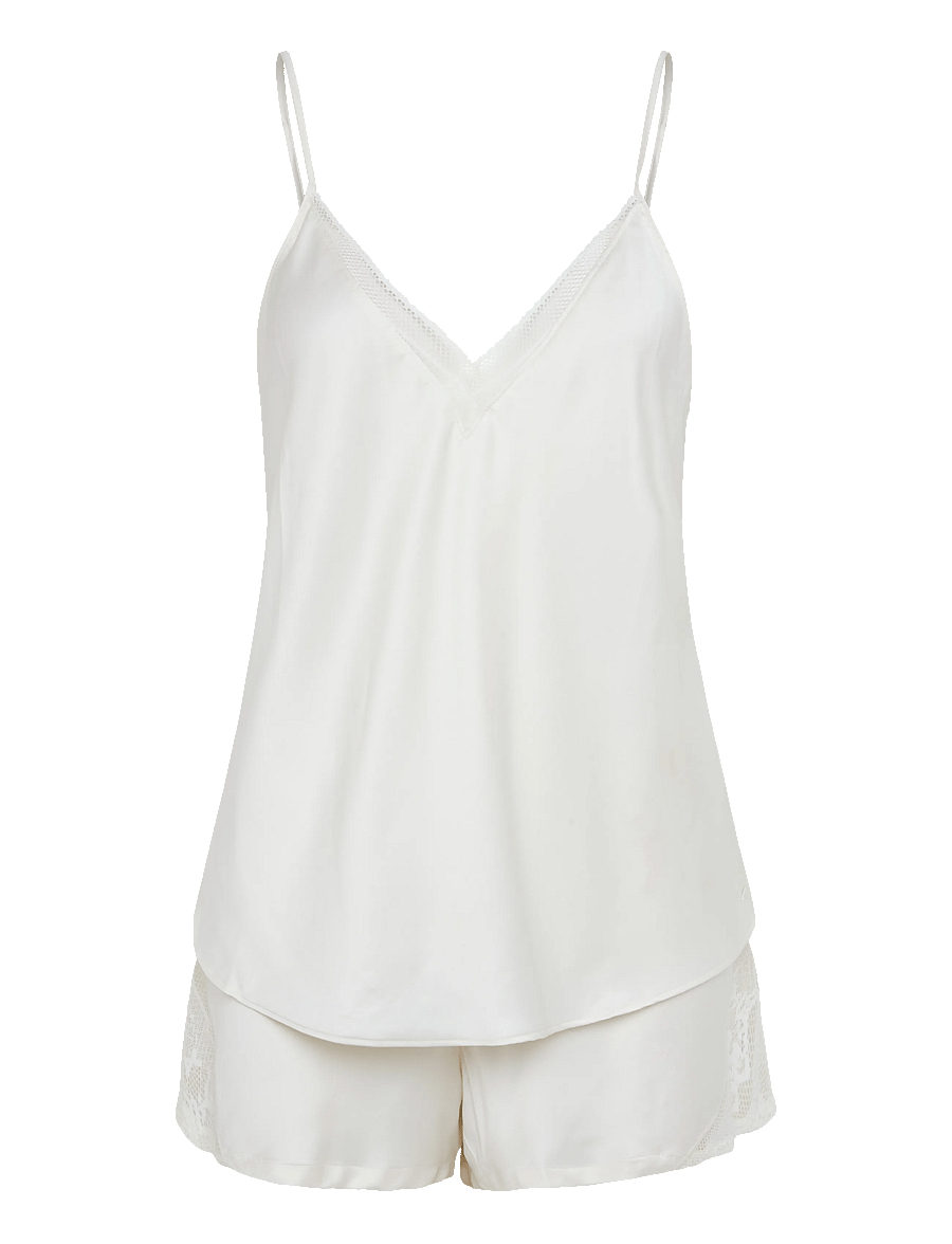 Calvin Klein - CAMI SHORT SET - pyjamas - ivory - 1