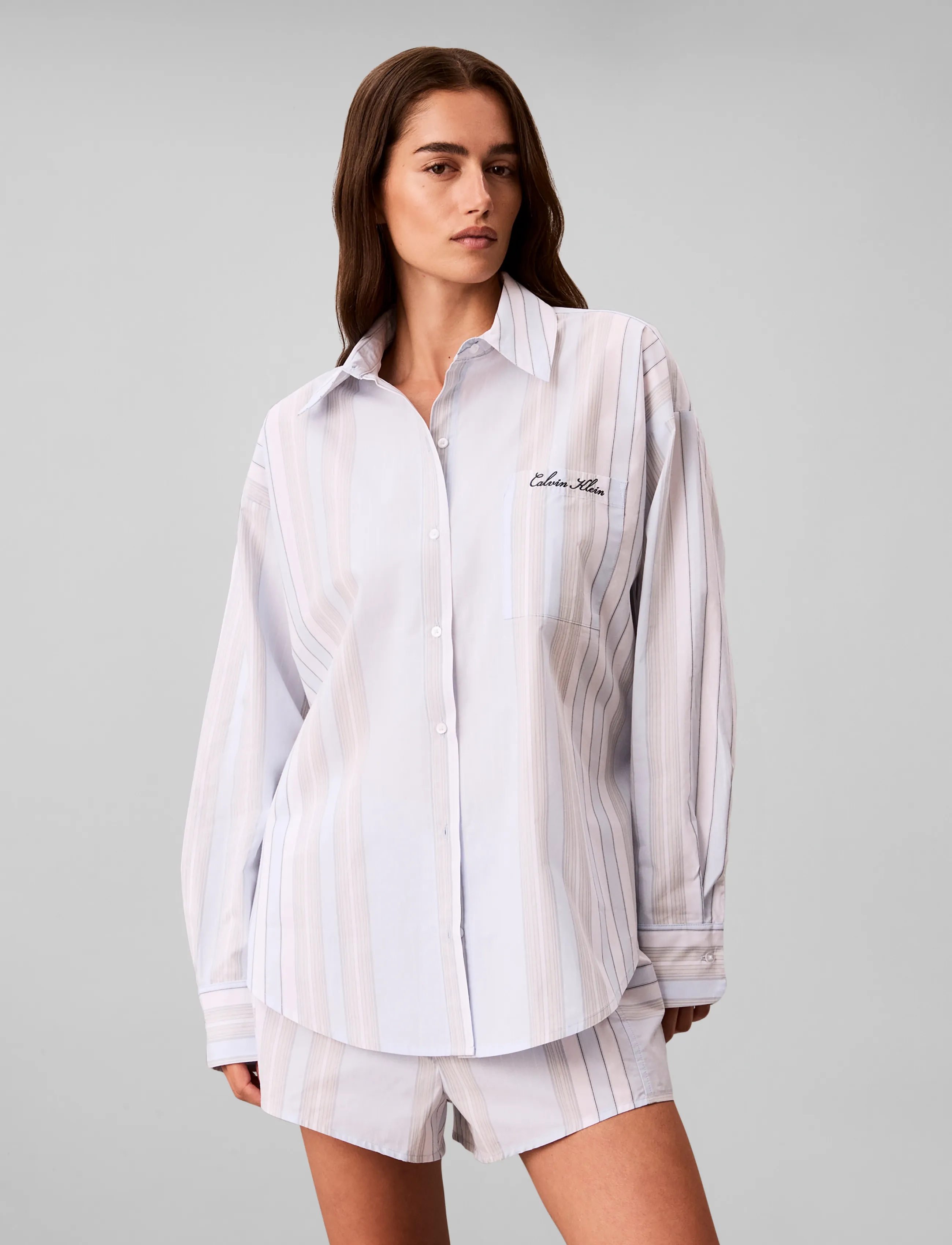 Calvin Klein Ls Button Down Script Logo skjortor dam – bild 6