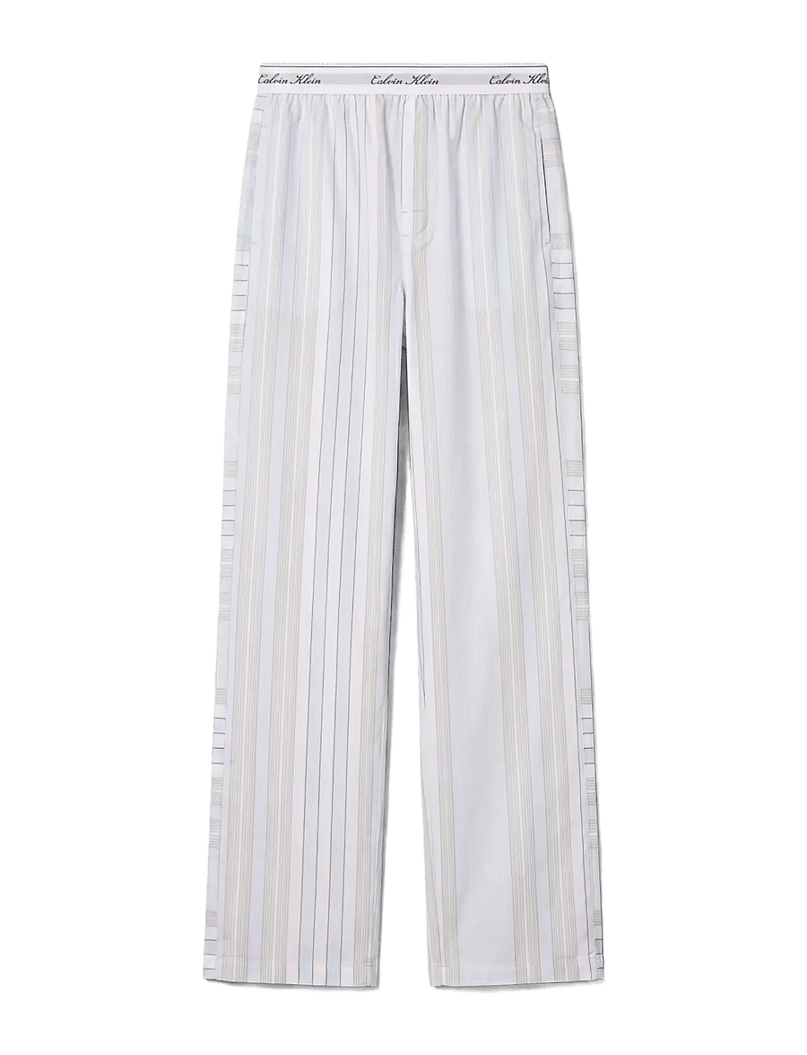 Calvin Klein - PANT- SCRIPT WB - natbukser - 21632 crest stripe+ice castle - 1