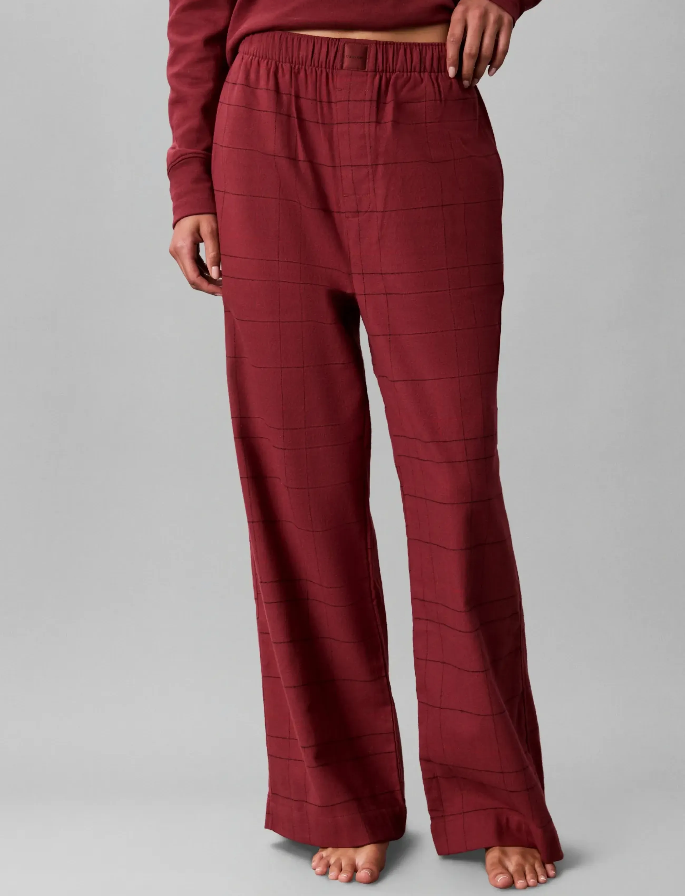 Calvin Klein Flannel Pant Yd byxor dam – bild 3