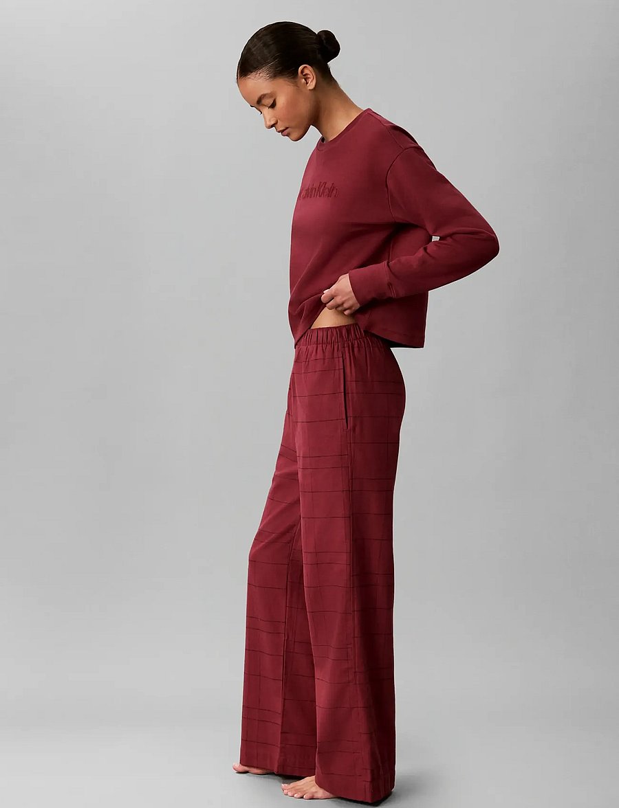 Calvin Klein - FLANNEL PANT YD - pyjamasbyxor - 21637 sophie plaid+jasper heather - 5