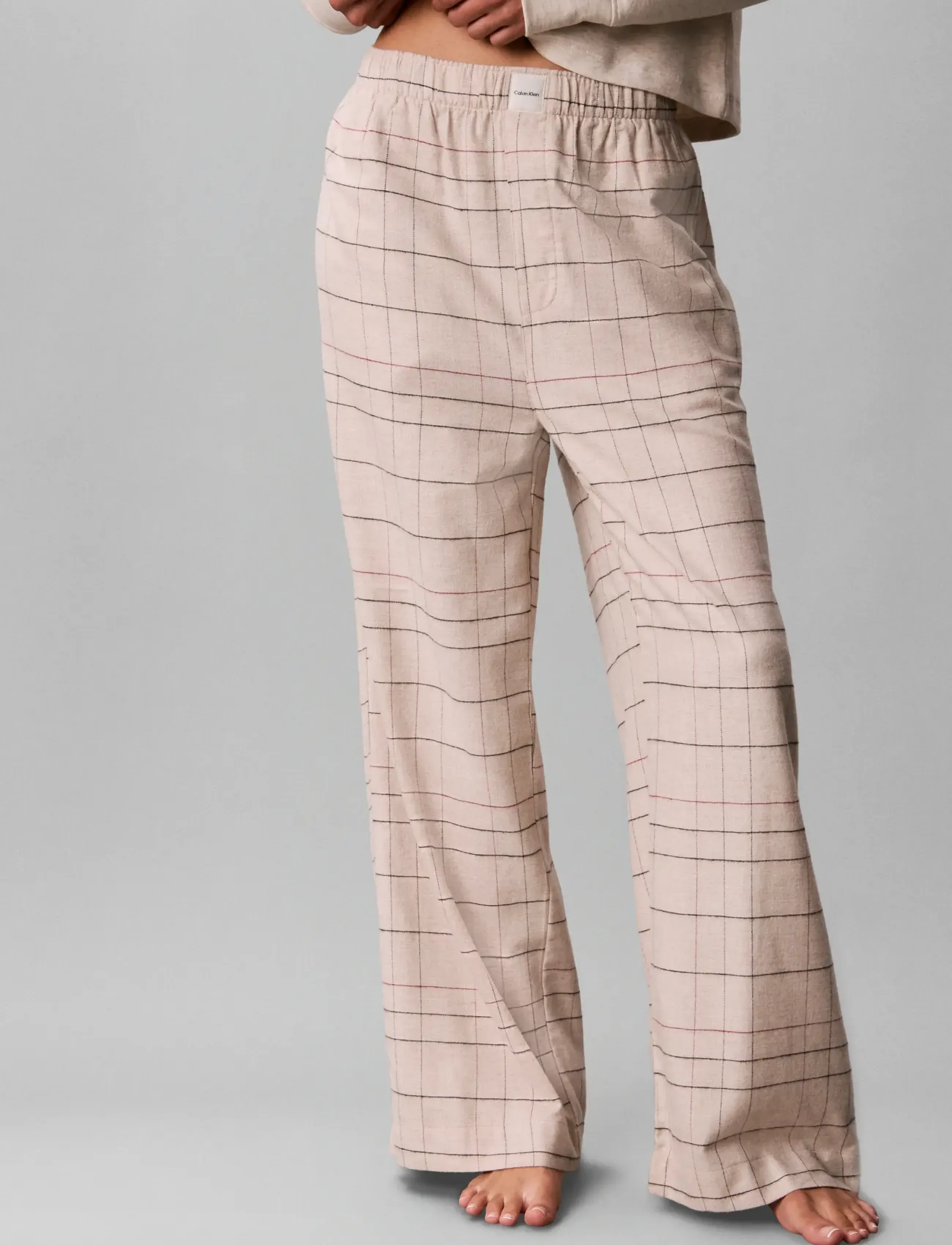 Calvin Klein Flannel Pant Yd byxor dam – bild 3