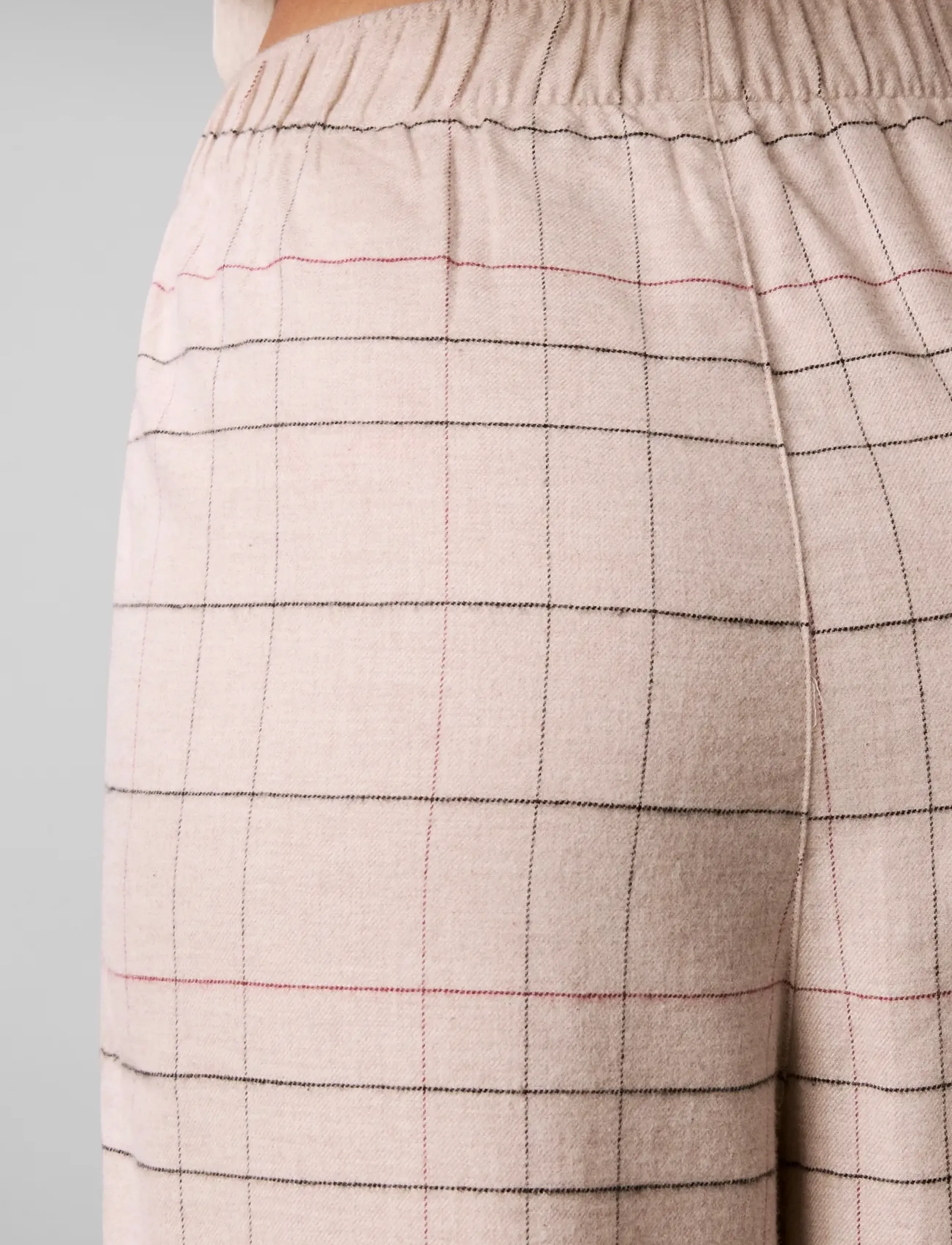Calvin Klein - FLANNEL PANT YD - pyjamasbyxor - 21637 sophie plaid+established red - 5