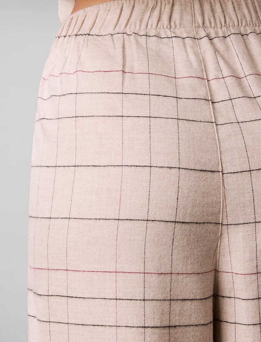 Calvin Klein - FLANNEL PANT YD - pyjamasbyxor - 21637 sophie plaid+established red - 5