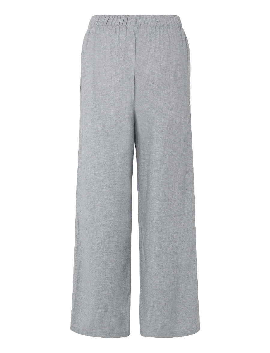 Calvin Klein - FLANNEL LS PANT SET - pyjamas - b10 grey heather - 3