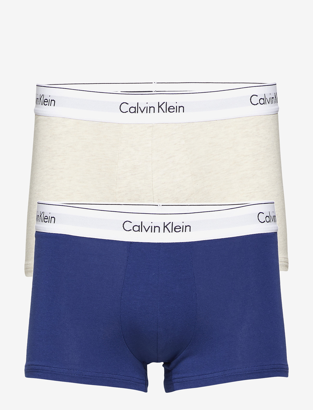 Calvin Klein - 2P TRUNK - dark night/oatmeal heather - 0