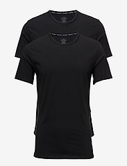 Calvin Klein - 2P S/S CREW NECK - multipack t-shirts - black - 1