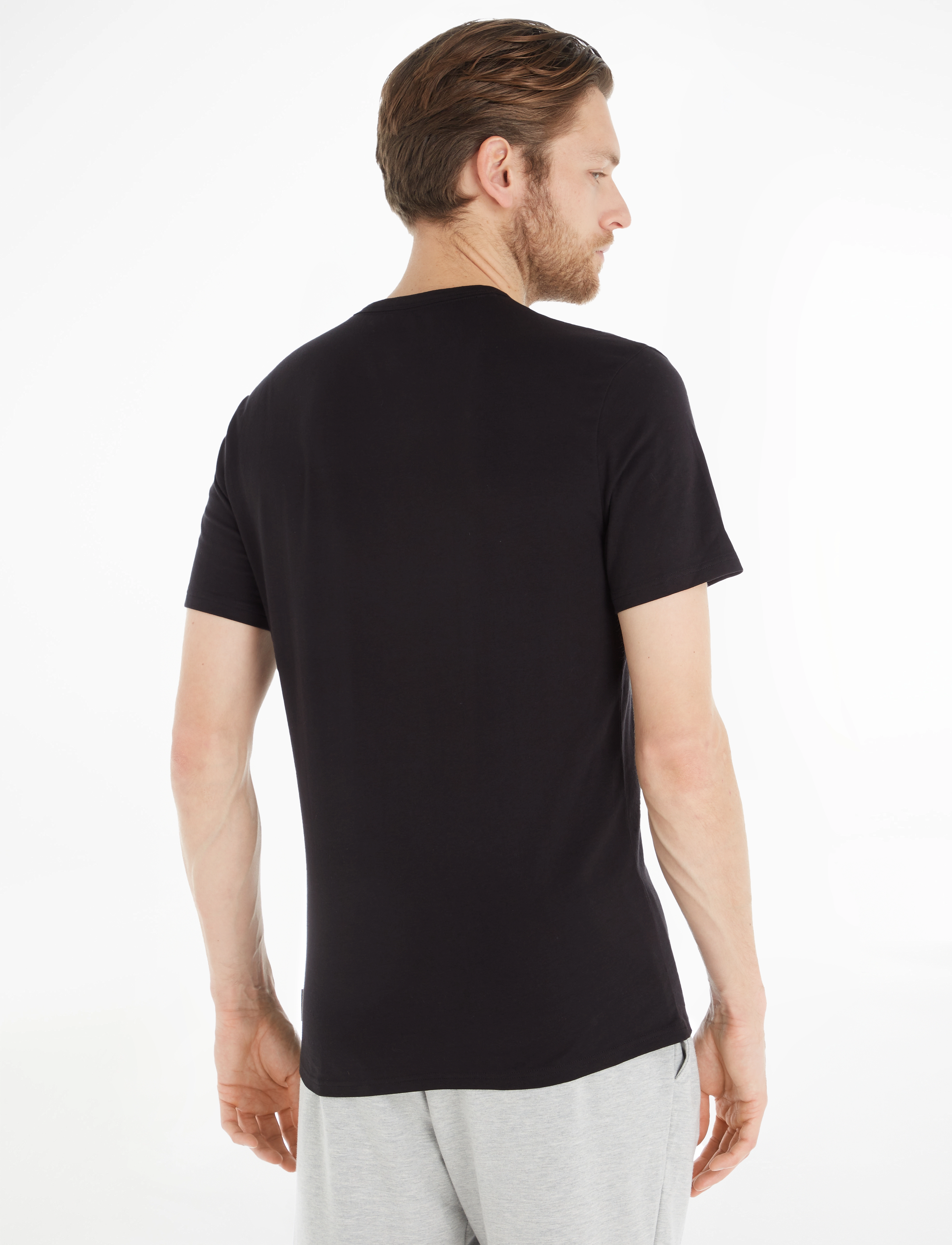 Calvin Klein - 2P S/S CREW NECK - black - 3