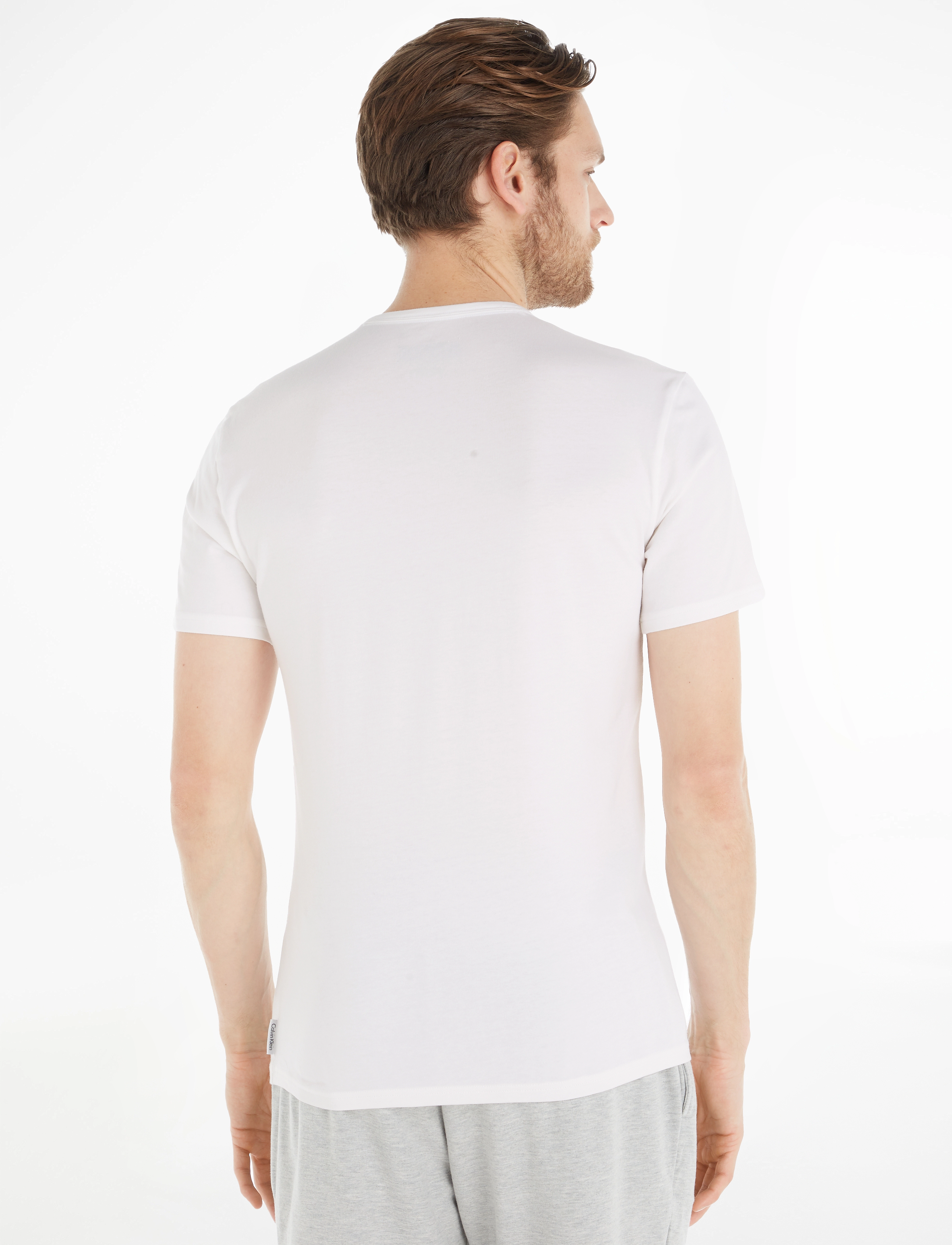 Calvin Klein - 2P S/S CREW NECK - white - 3