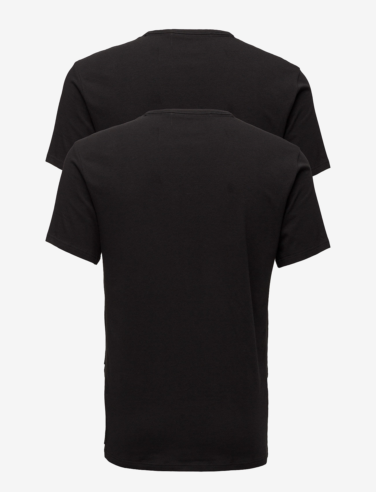 Calvin Klein - 2P S/S V NECK - black - 1