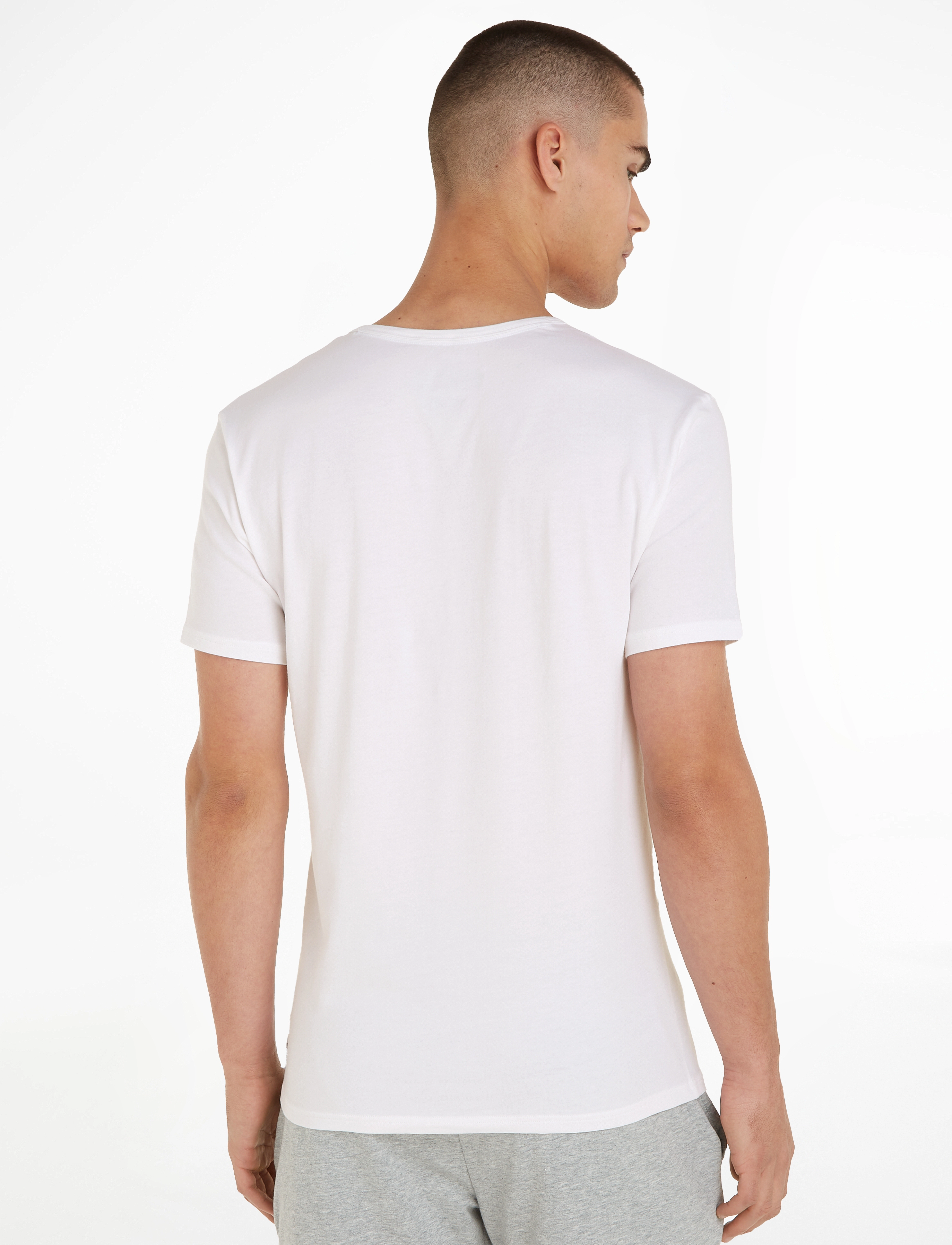 Calvin Klein - 2P S/S V NECK - white - 4