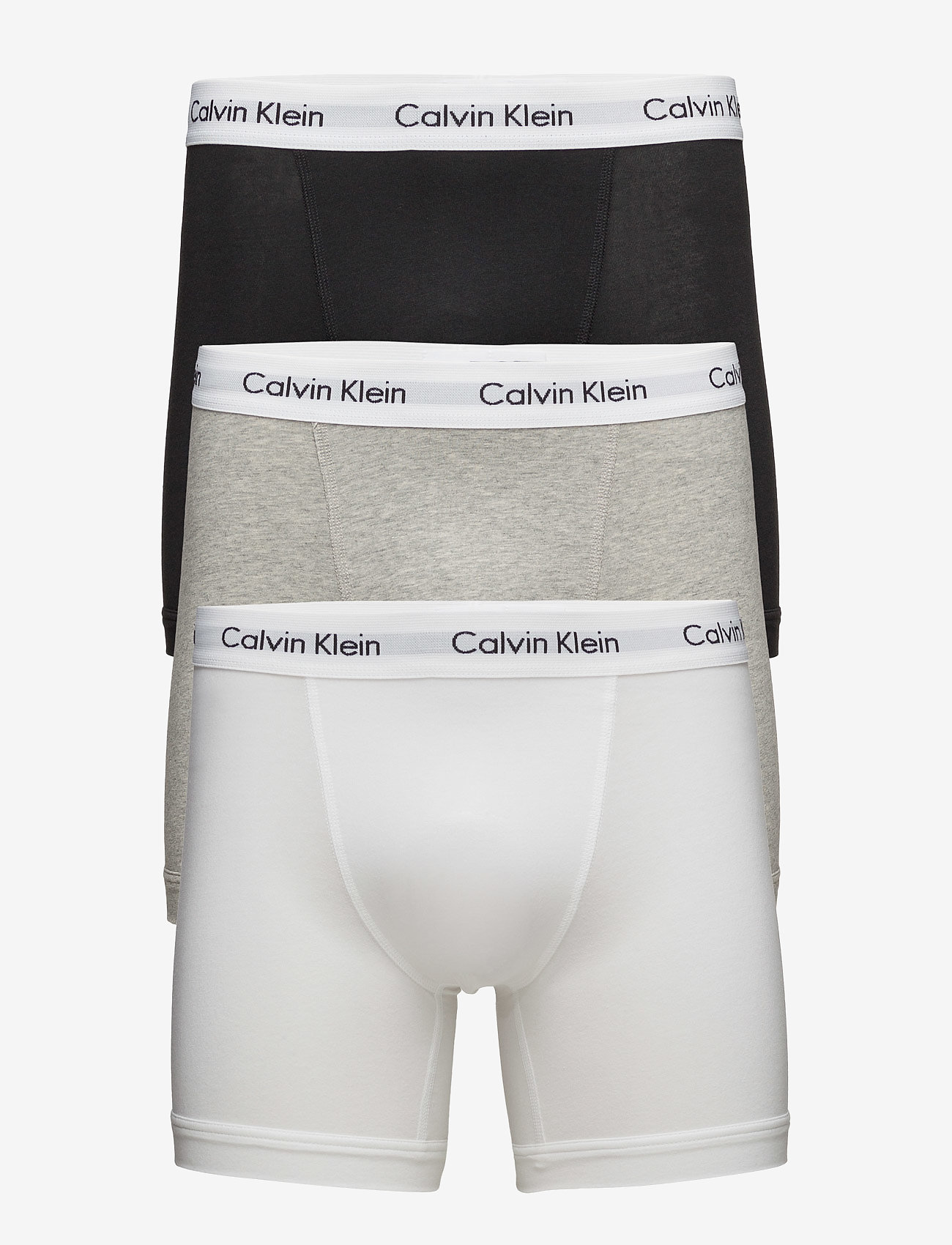 Calvin Klein - 3P BOXER BRIEF - black / white / grey heather - 0