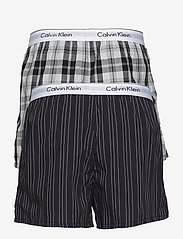 Calvin Klein - BOXER SLIM 2PK - multipack underbukser - ryan stripe d well/ hickory plaid b - 2