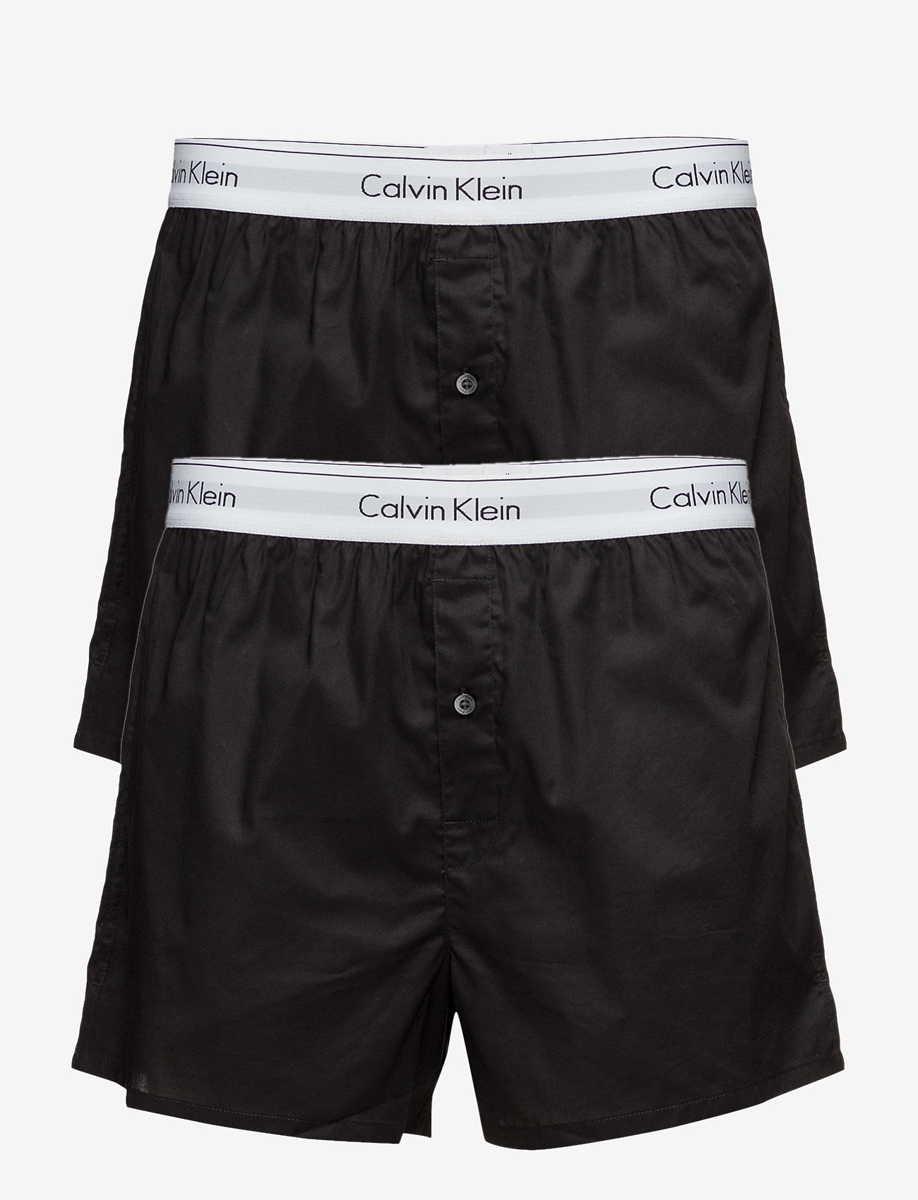 Calvin Klein - BOXER SLIM 2PK - multipack underbukser - black/black - 1