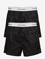 Calvin Klein - BOXER SLIM 2PK - multipack underpants - black/black - 1