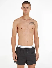 Calvin Klein - BOXER SLIM 2PK - multipack underpants - black/black - 0
