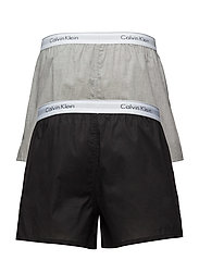 Calvin Klein - BOXER SLIM 2PK - multipack underpants - black / grey heather - 4