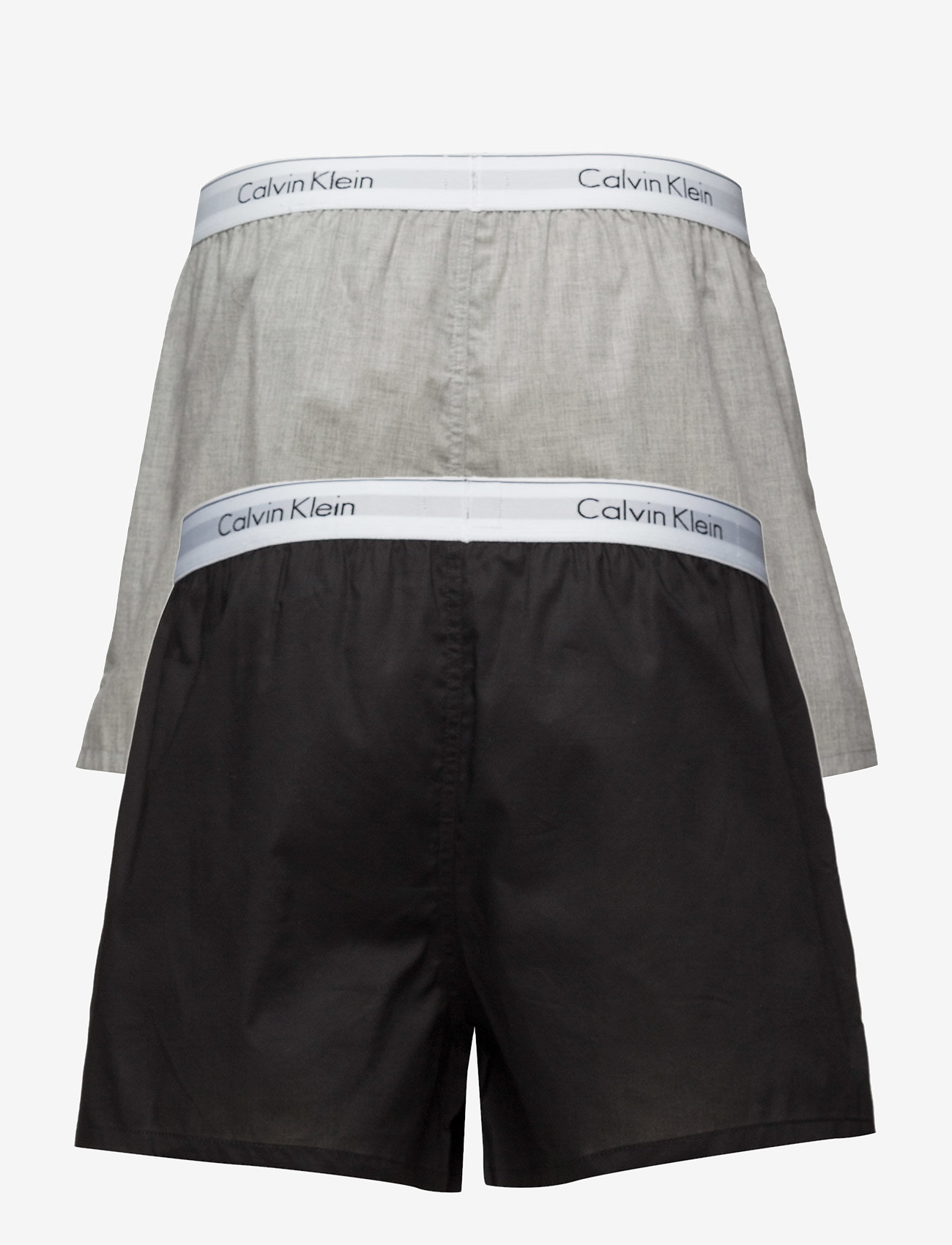 Calvin Klein - BOXER SLIM 2PK - black / grey heather - 5