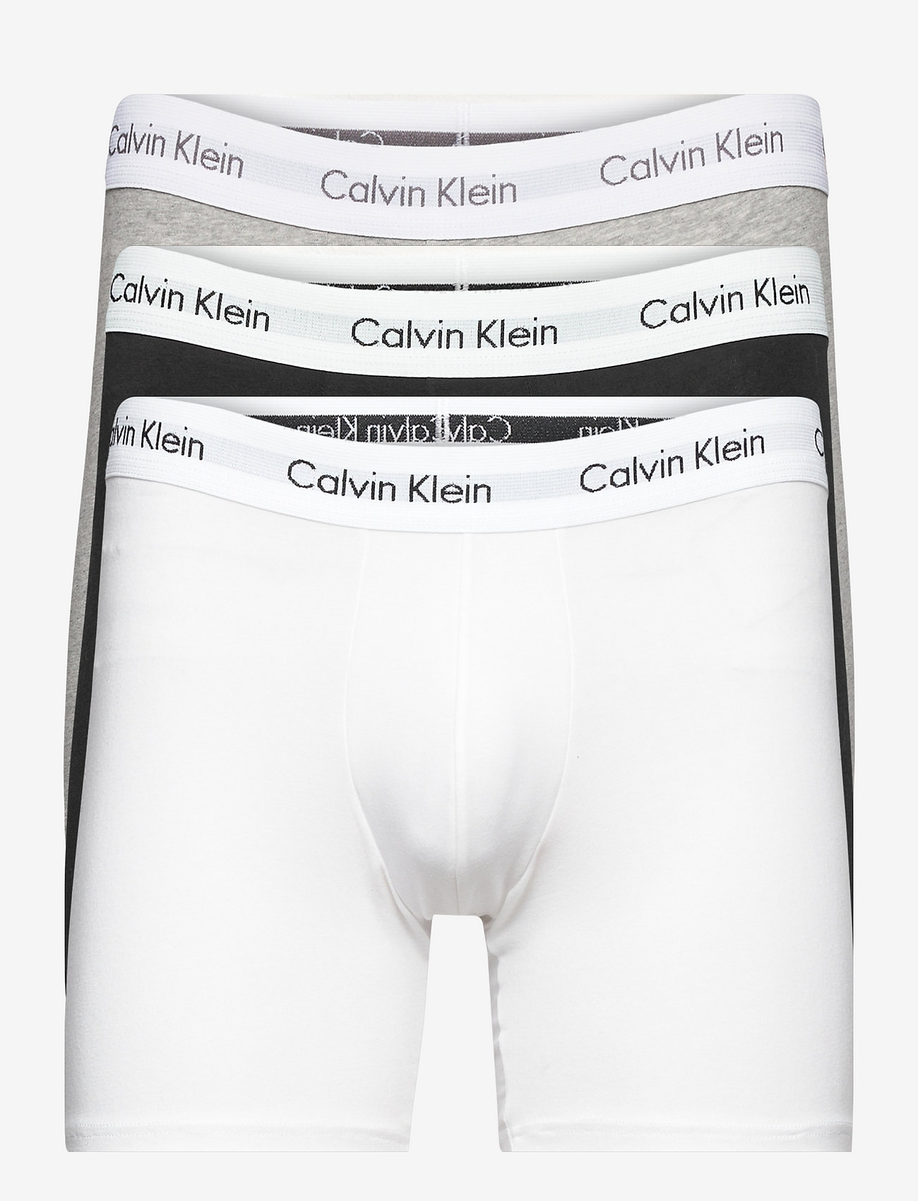 Calvin Klein - BOXER BRIEF 3PK - madalaimad hinnad - black / white / grey heather - 0
