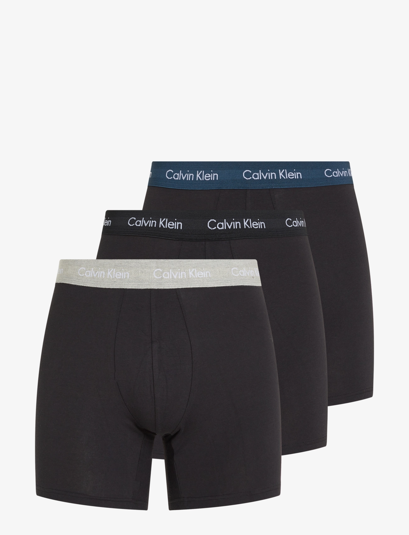 Calvin Klein - Boxer Brief 3pk - b- black, gr heath, navy stone wbs - 1