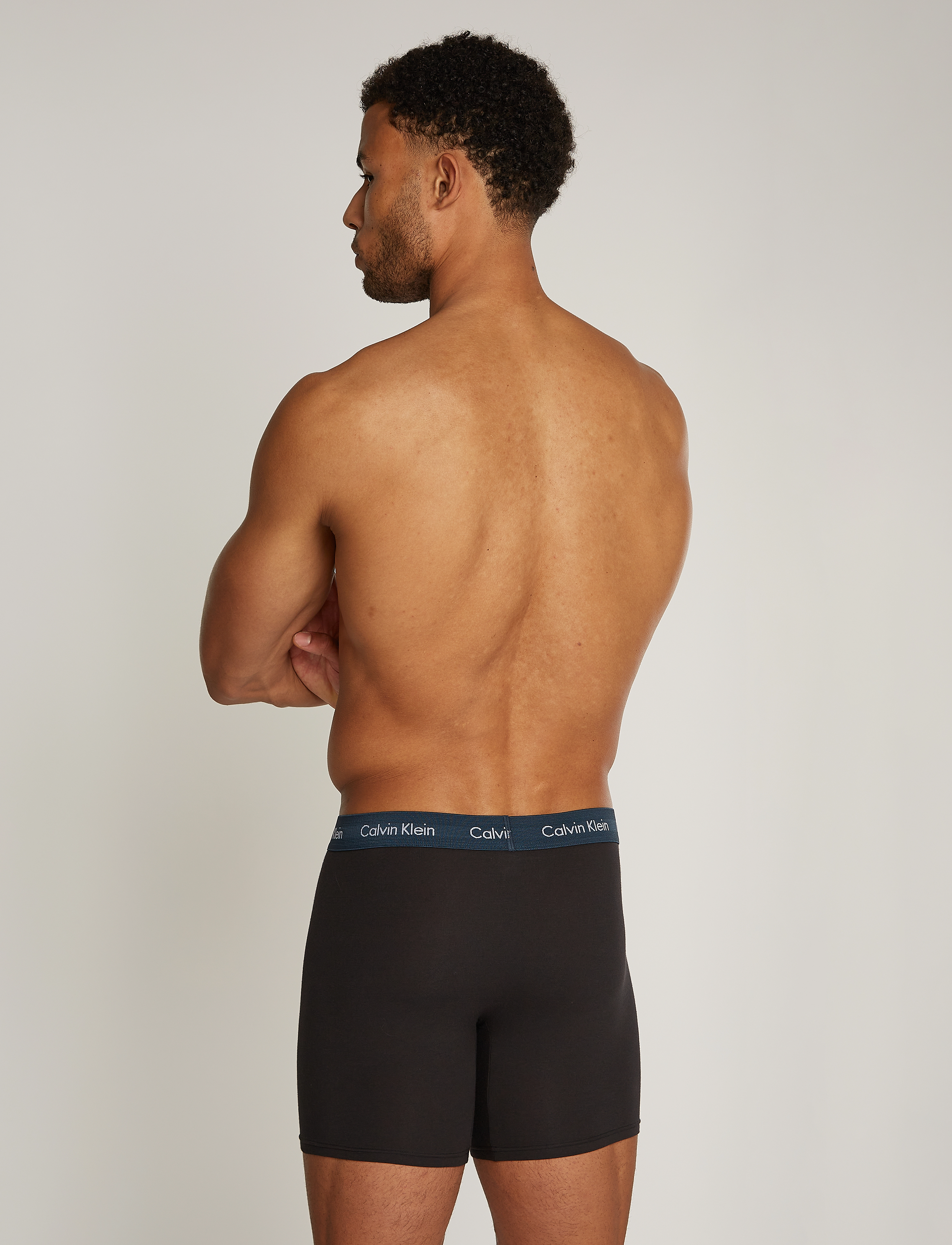 Calvin Klein - Boxer Brief 3pk - b- black, gr heath, navy stone wbs - 2