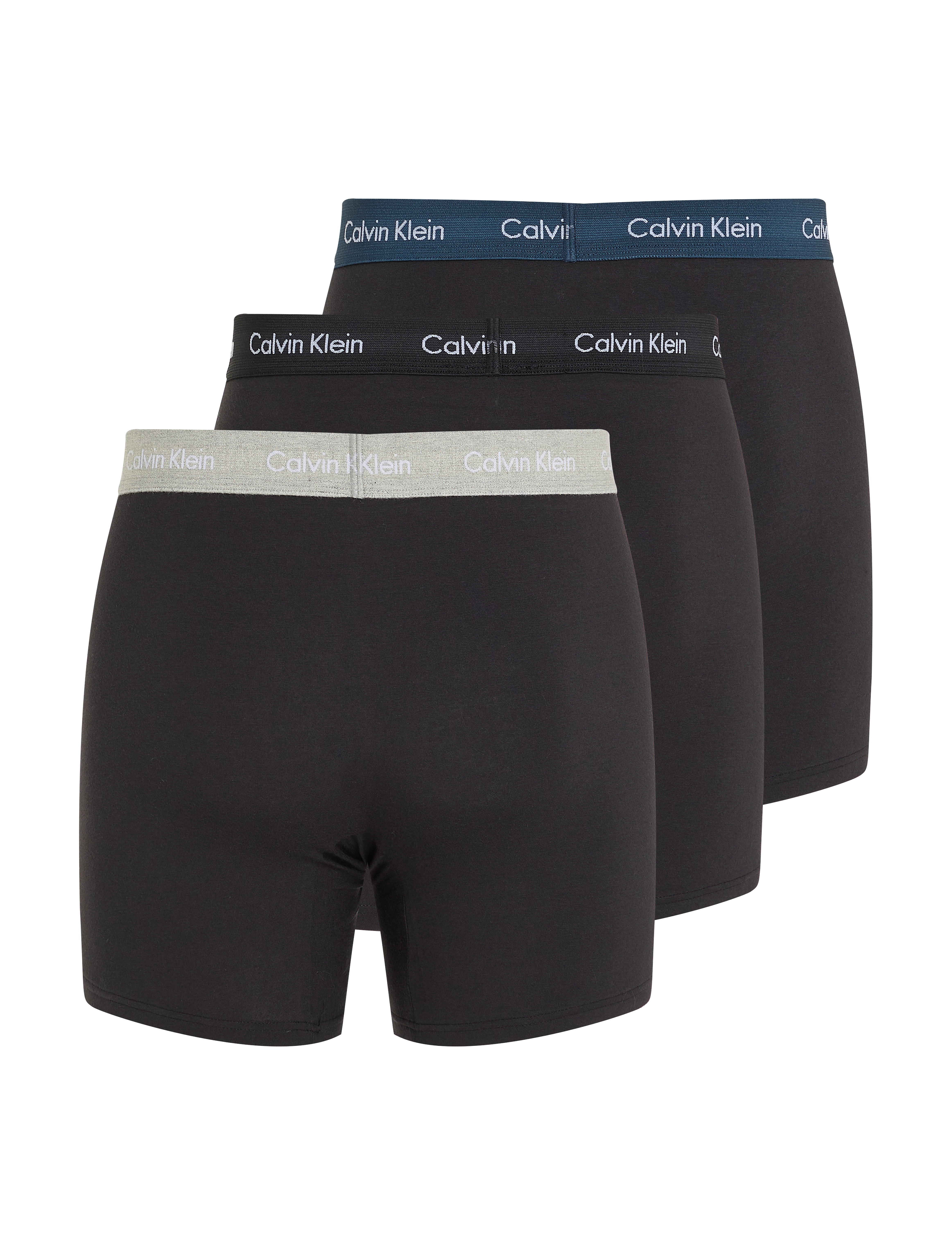 Calvin Klein - Boxer Brief 3pk - b- black, gr heath, navy stone wbs - 4