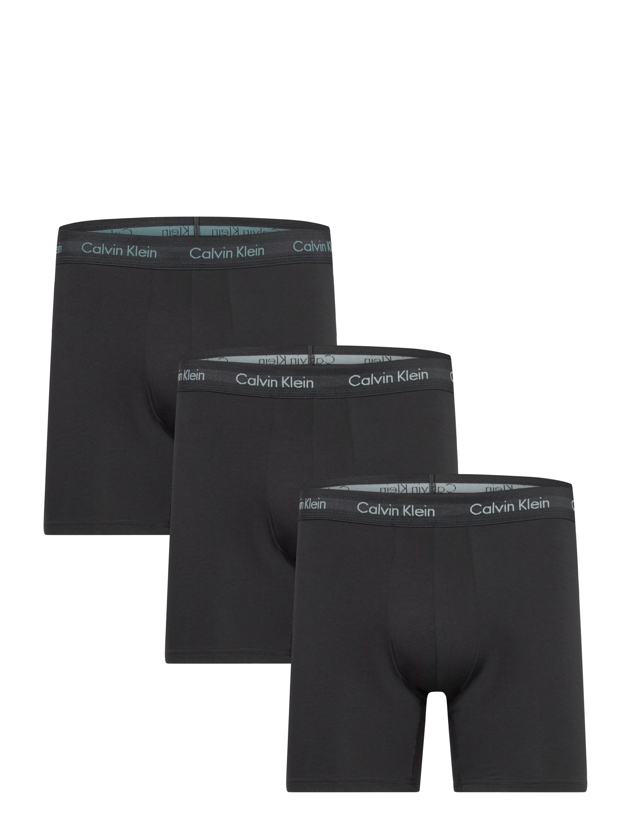 Calvin Klein - Boxer Brief 3pk - b- black, shade, slate turq wbs - 1