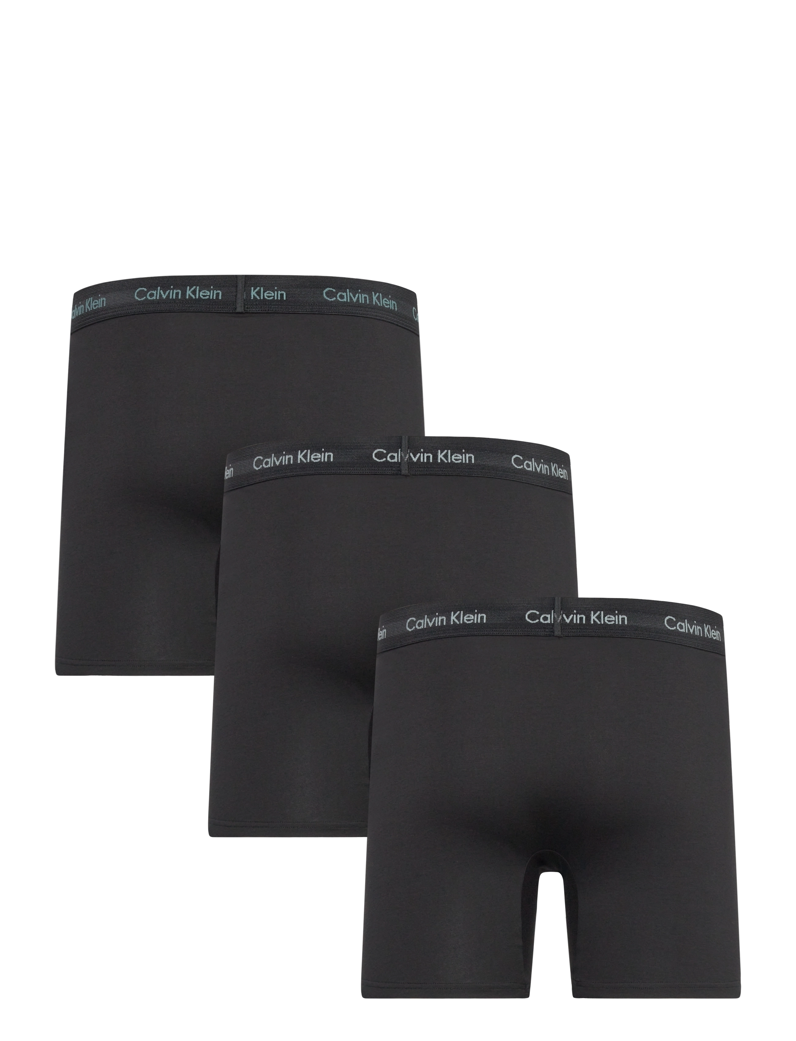 Calvin Klein - Boxer Brief 3pk - b- black, shade, slate turq wbs - 2