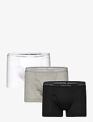 Calvin Klein - TRUNK 3PK - boxer briefs - black/white/grey heather - 0