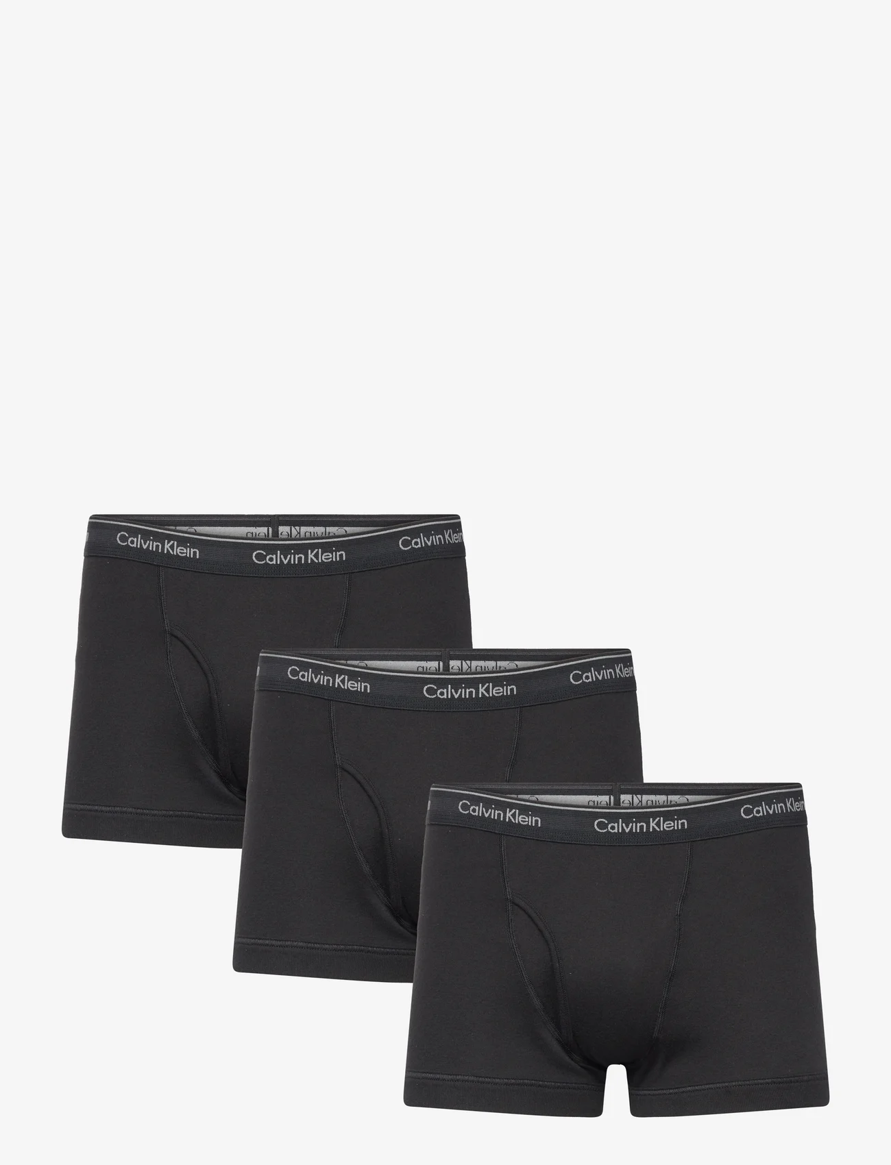 Calvin Klein - TRUNK 3PK - unterhosen im multipack - black/black/black - 1
