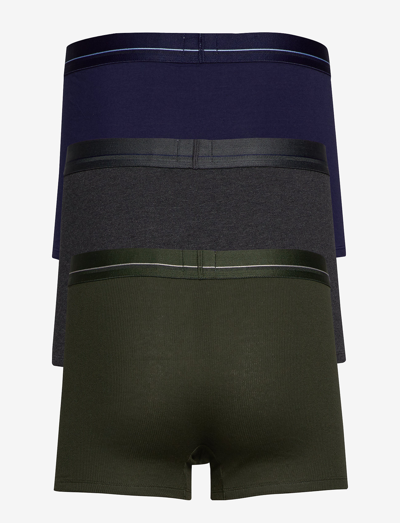 Calvin Klein - TRUNK 3PK - peacoat/ charcoal h/ duffel bag - 1