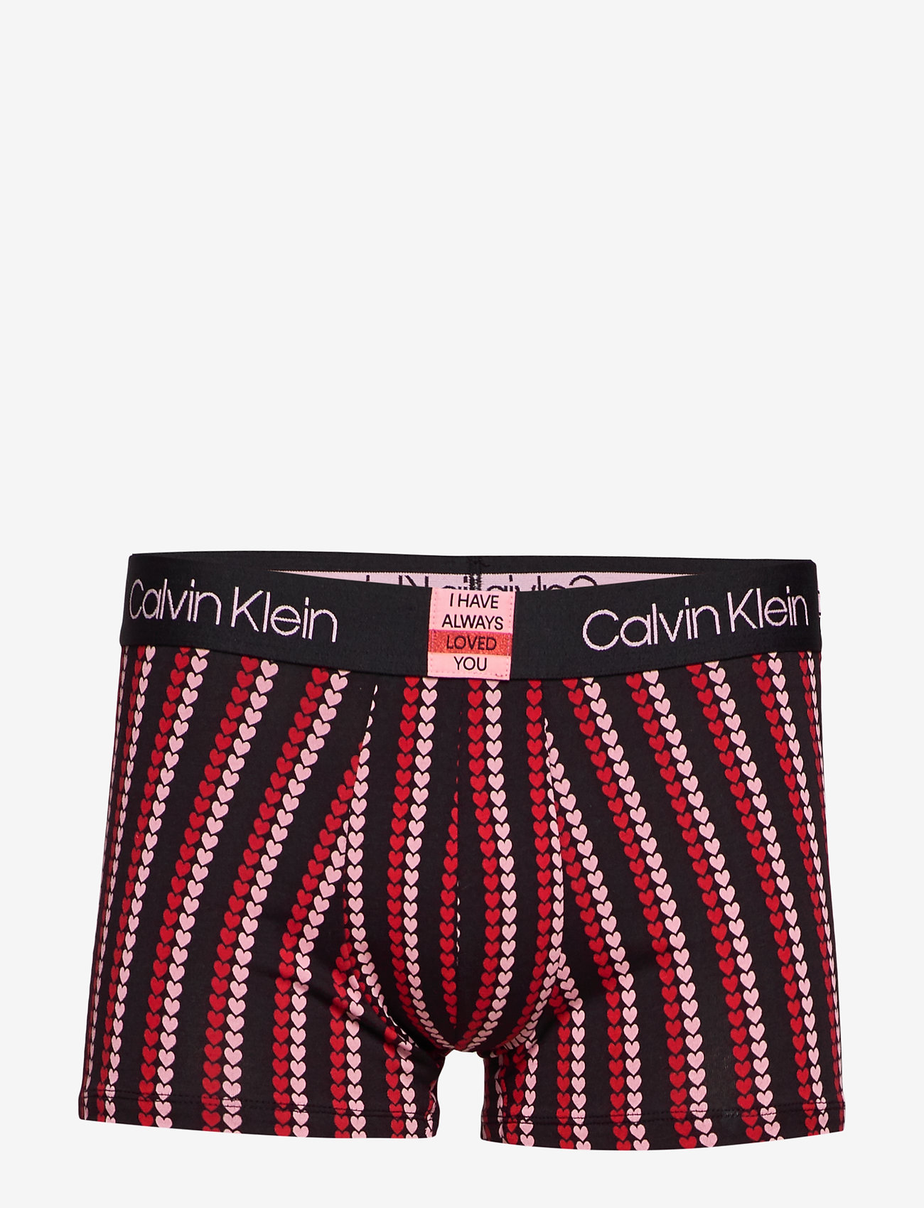 TWIN HEARTS PRINT BLACK