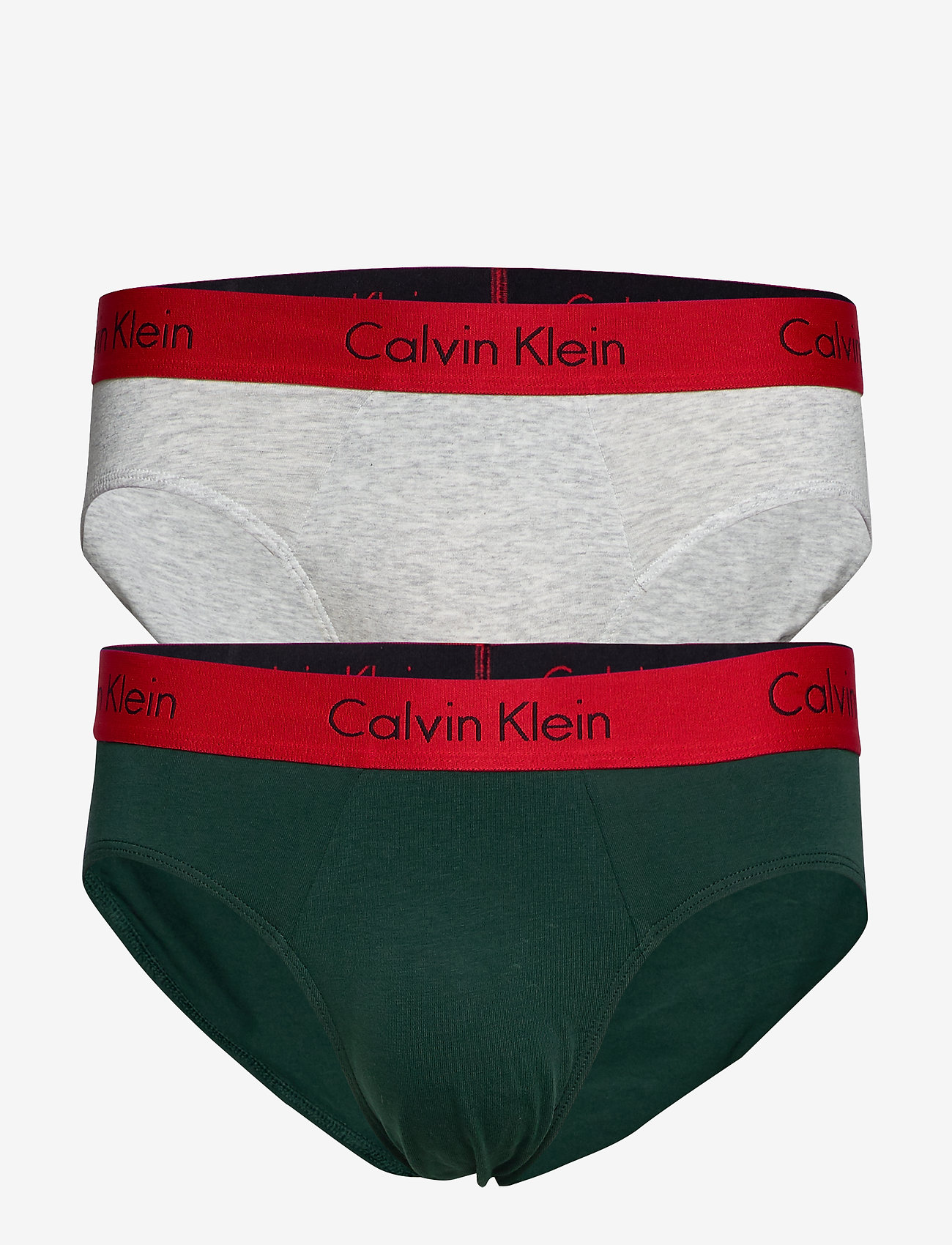 Calvin Klein - HIP BRIEF 2PK - light grey heather/ polarity - 0
