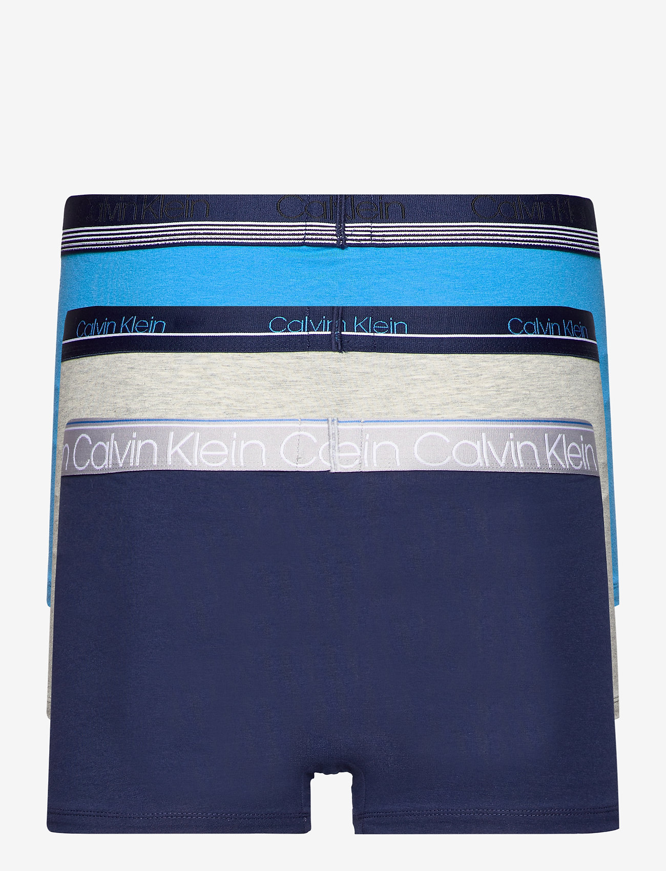 Calvin Klein - TRUNK 3PK - new navy/grey heather/deep sky blue - 1