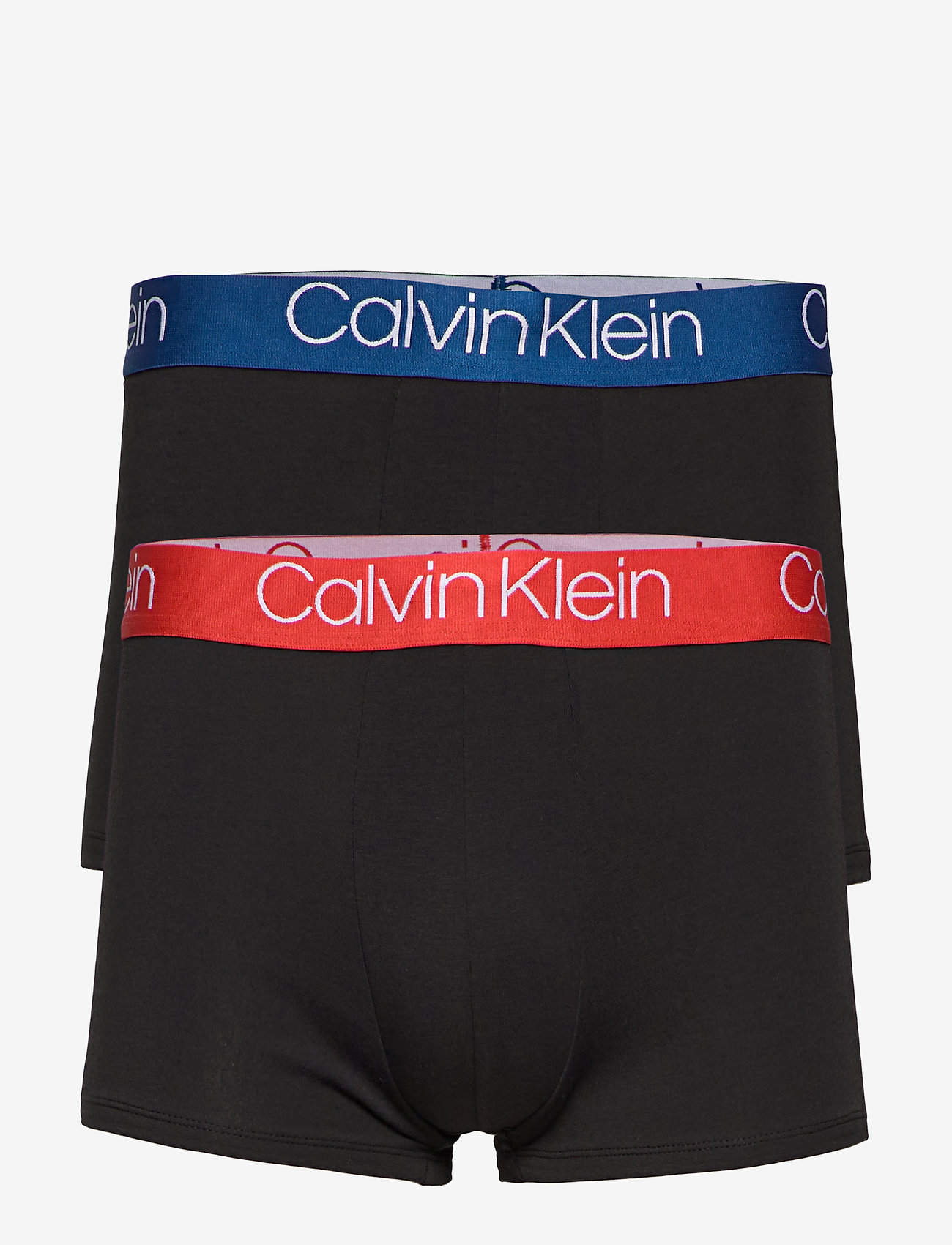 Calvin Klein - TRUNK 2PK - black w/ inferno /crater lake wb - 0