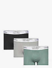 Calvin Klein - TRUNK 3PK - laveste priser - sagebush green, black, griffin - 0