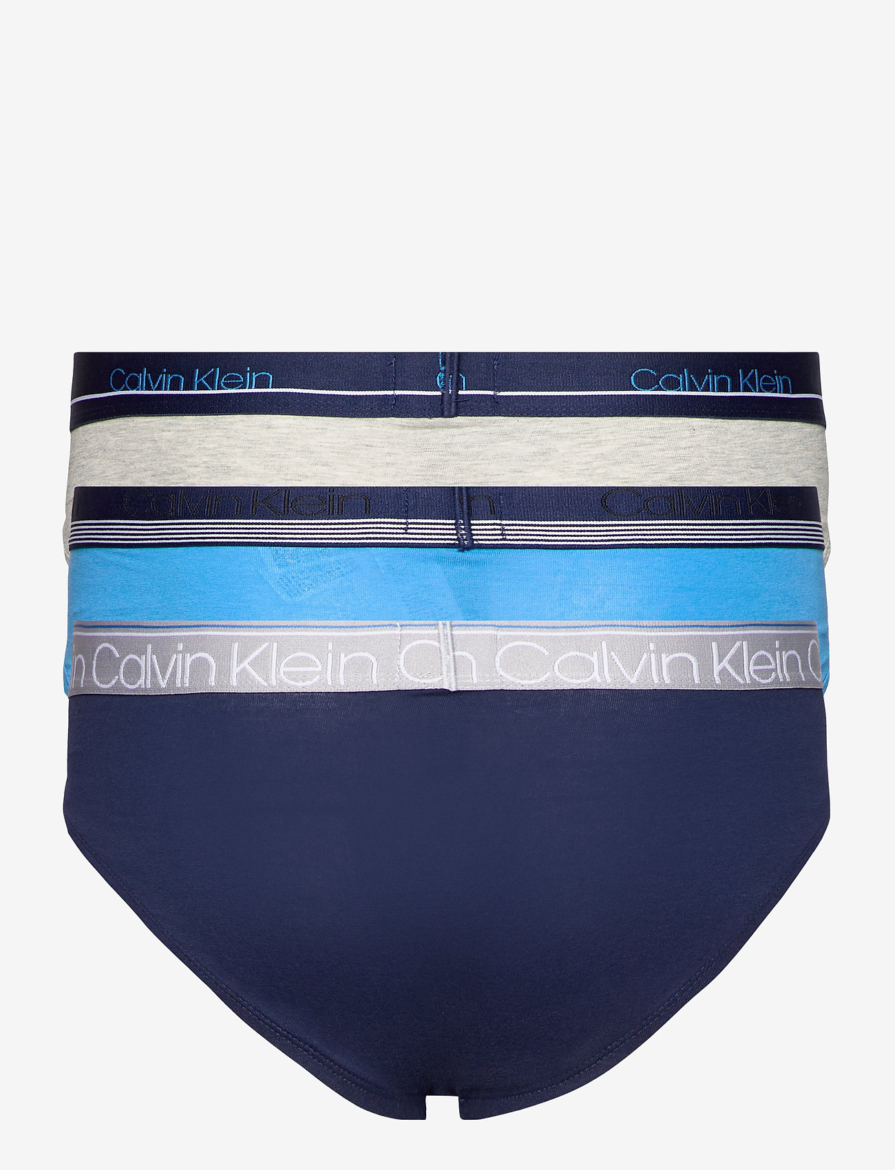 Calvin Klein - HIP BRIEF 3PK - new navy/grey heather/deep sky blue - 1
