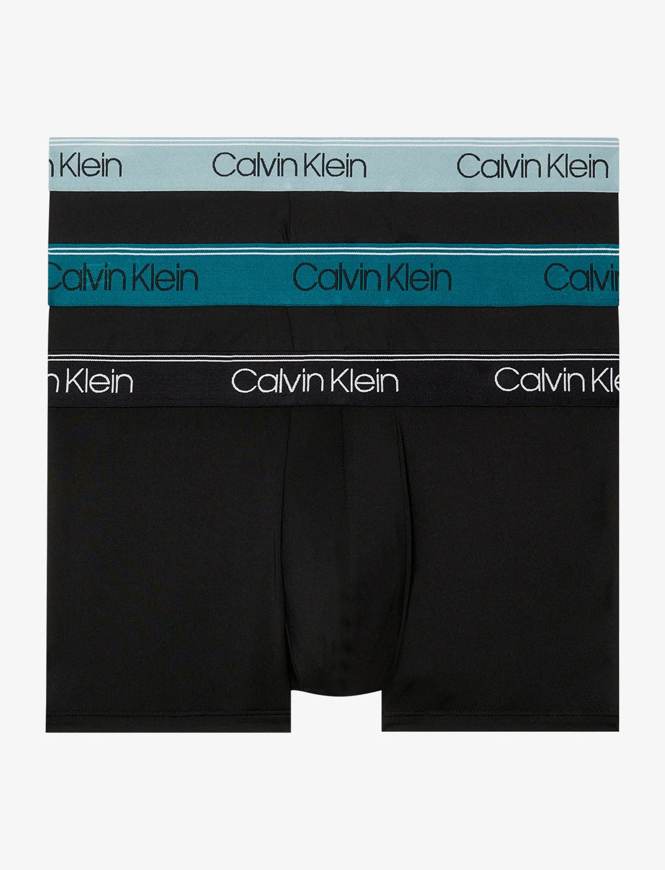 Calvin Klein - LOW RISE TRUNK 3PK - bokserid - b- black, arona, chesapeake bay wb - 0