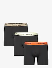 Calvin Klein - BOXER BRIEF 3PK - boxer briefs - b- euclypsts, lime cream, flame wbs - 0