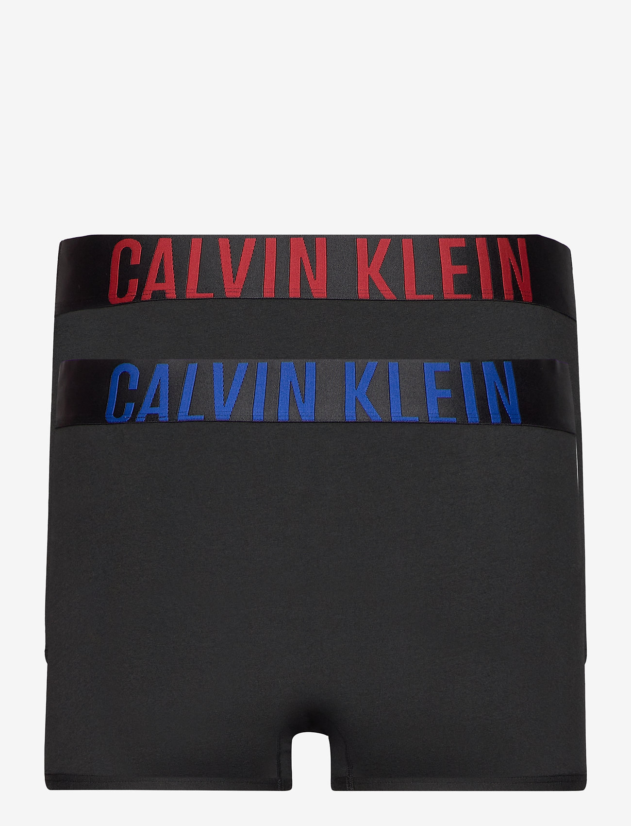 Calvin Klein - TRUNK 2PK - black w.mulberry/kettle blue - 1