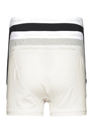 Calvin Klein - TRUNK 3PK - boxer briefs - black/ white/ grey heather - 1
