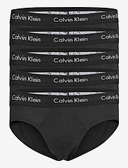 Calvin Klein - HIP BRIEF 5PK - lyhyet alushousut - black w. black wb - 0