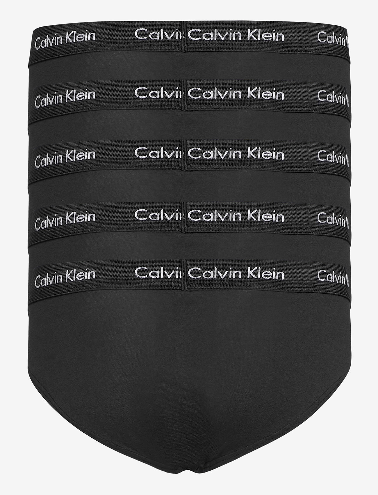 Calvin Klein - HIP BRIEF 5PK - lyhyet alushousut - black w. black wb - 1
