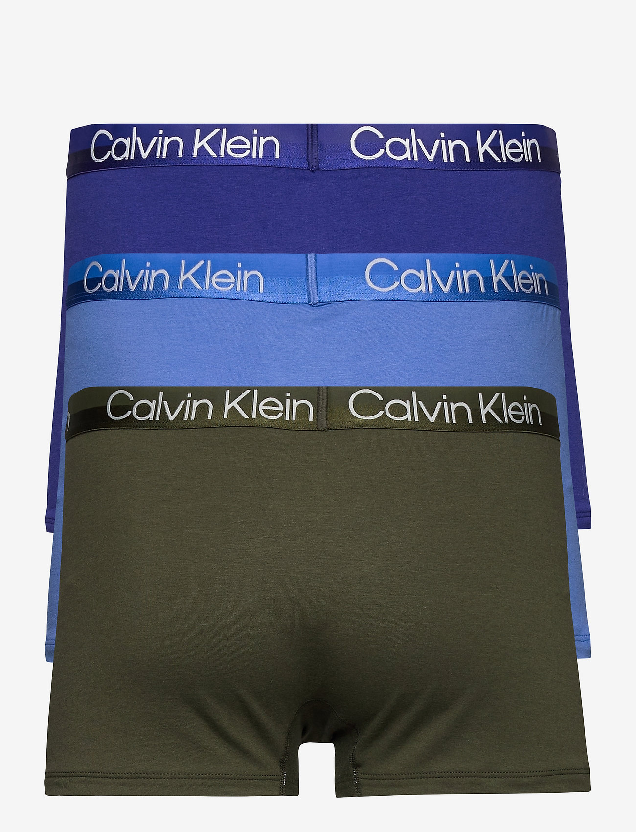 Calvin Klein - TRUNK 3PK - active blue/ fatigues/bayou blue - 1
