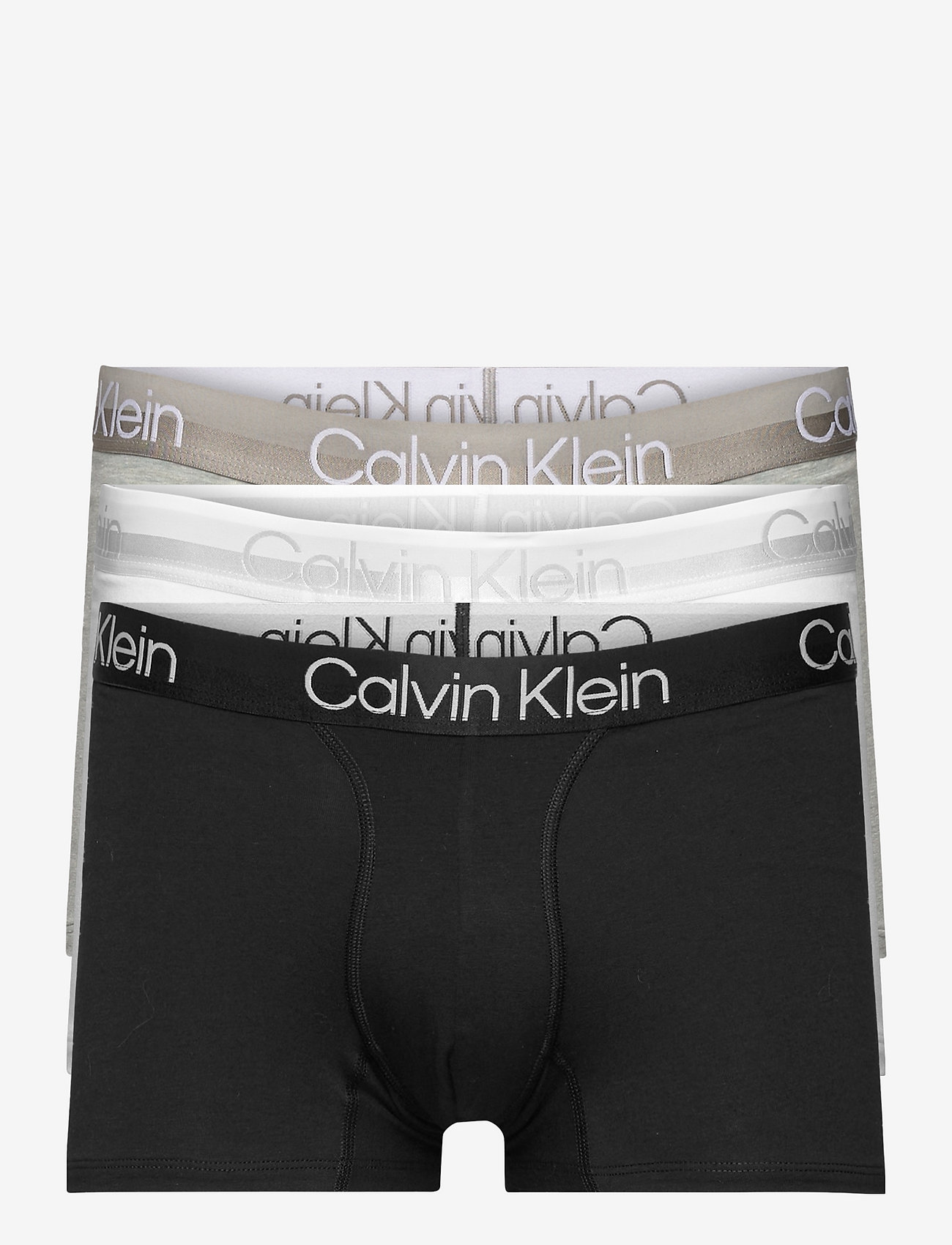 Calvin Klein - TRUNK 3PK - white/ black/ grey heather - 1
