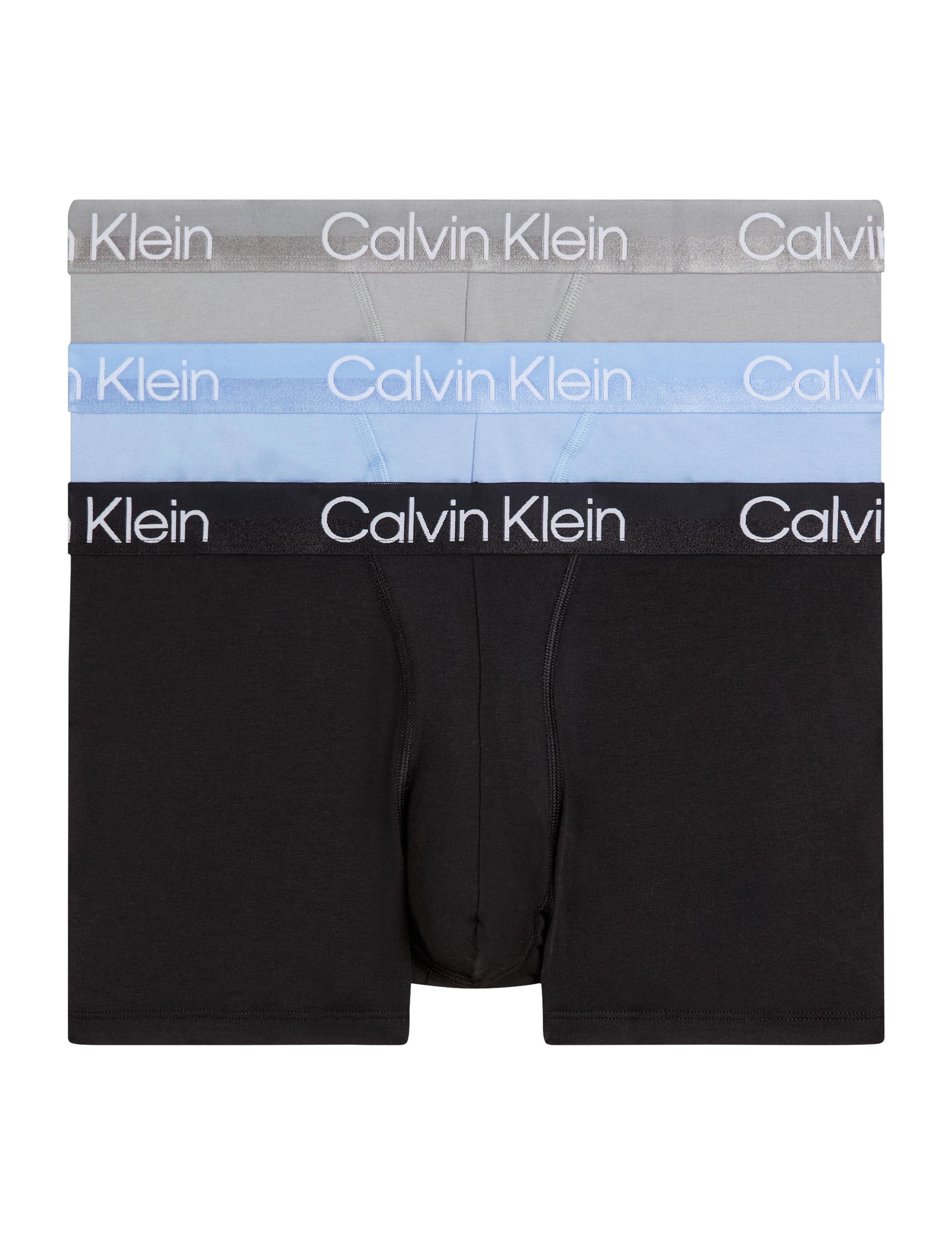 Calvin Klein - TRUNK 3PK - griffin, bel air blue, black - 1