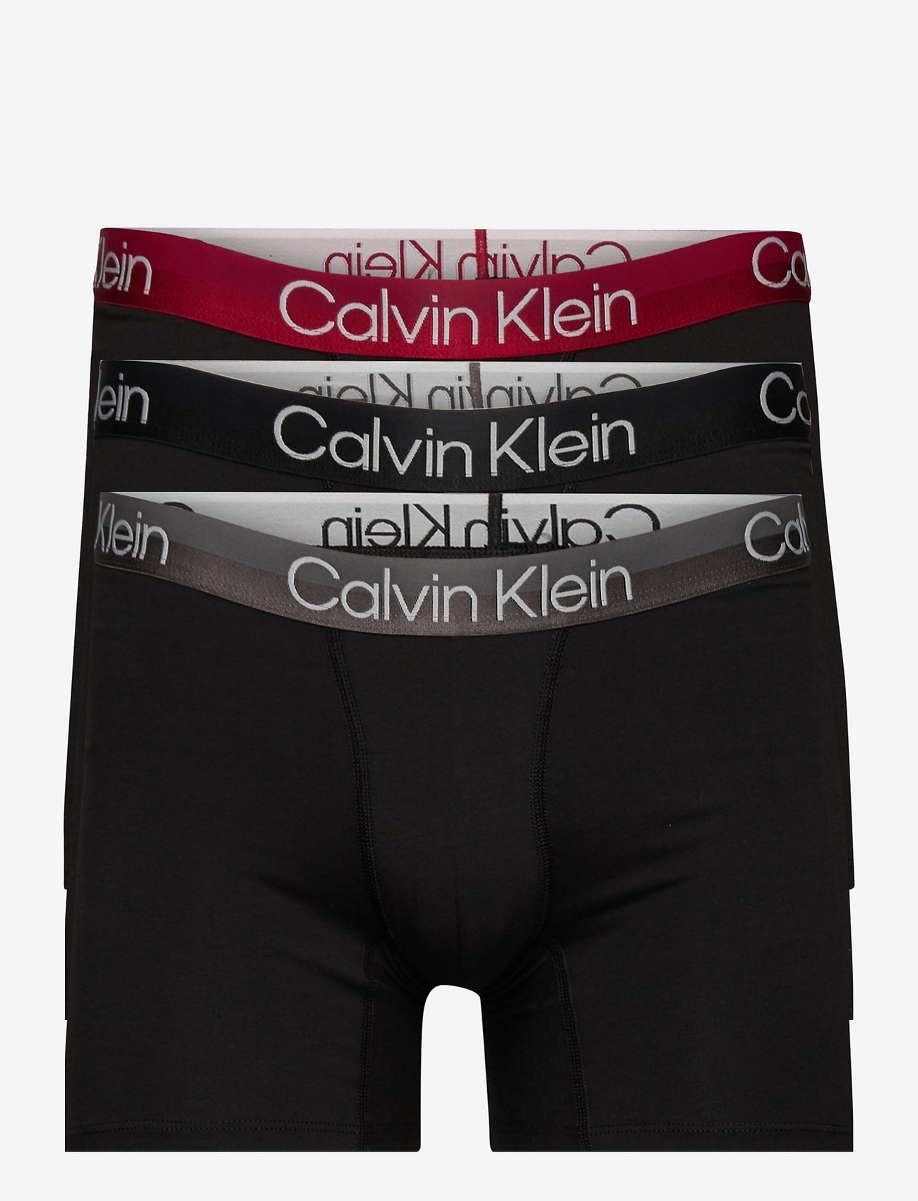 Calvin Klein - BOXER BRIEF 3PK - b-grey/ black/ rebellious - 0