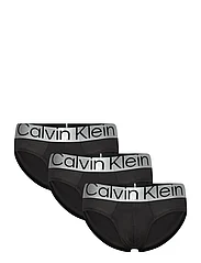 Calvin Klein - HIP BRIEF 3PK - lyhyet alushousut - black - 0