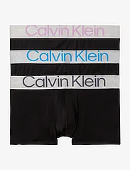 Calvin Klein - LOW RISE TRUNK 3PK - laveste priser - b- dahlia lg, cloisonne, grey sky - 0