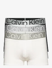 Calvin Klein - TRUNK 3PK - kelnaitės - black/ white/ grey heather - 0